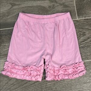 **3/$15** Pink Ruffle Girls knit Shorts